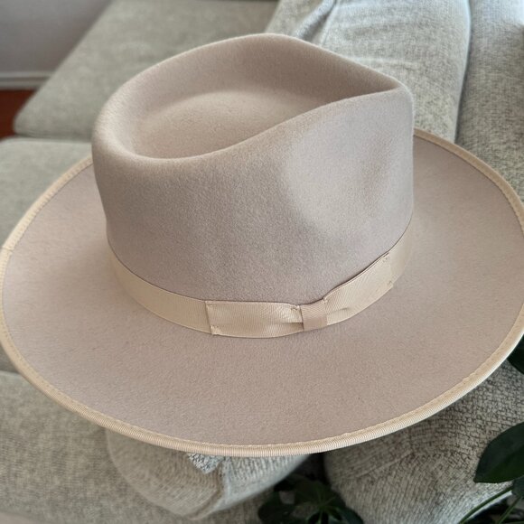 GiGi PIP Monroe Rancher Fedora Hat Ivory  55 cm X-Small main image 4